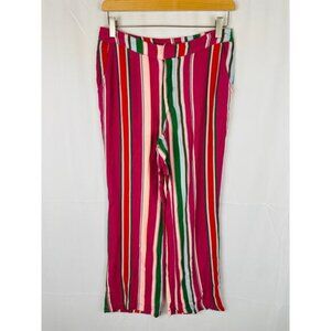 Free People Women's La Paz Yd Crop Flare Striped Pants OB1458351 Size 2 (30x28)